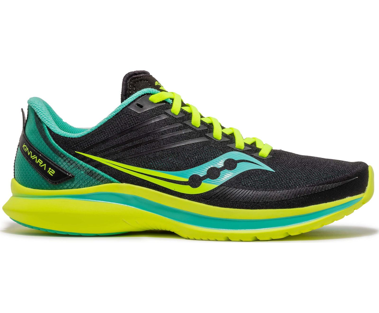 Men's Saucony Kinvara 12 Running Shoes Green | Singapore 528ILHS